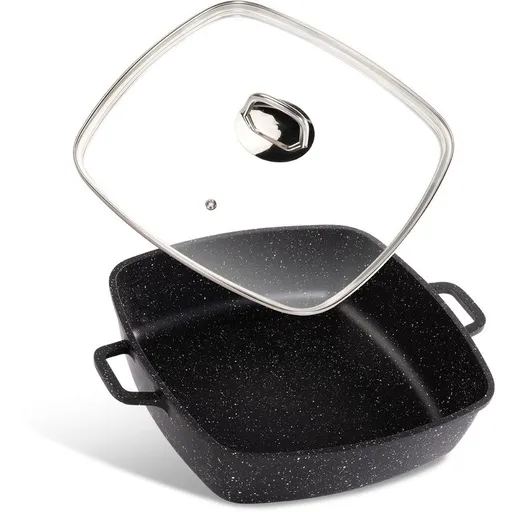 Lamart LT1288 pekáč Cast, 28 x 28 cm, čierna