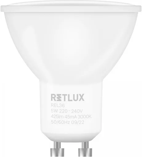 REL 36 LED GU10 2x5W RETLUX