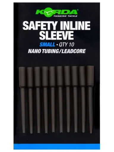 Korda prevleky safety inline sleeve nano tubing/leadcore - small
