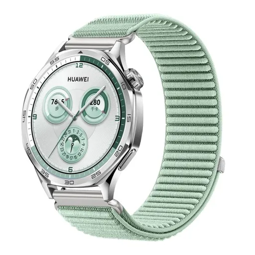 NYLON Univerzálny remienok pre smart hodinky - šírka 18mm AQUA BLUE