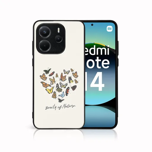 MY ART Ochranný kryt pre Xiaomi Redmi Note 14 BUTTERFLIES (240)