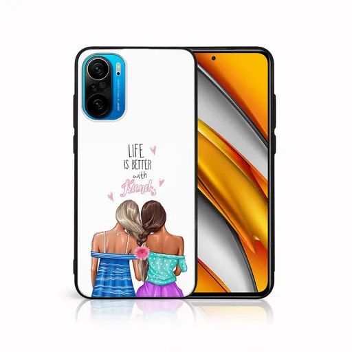MY ART Silikónový obal Xiaomi Poco F3 FRIENDS (060)