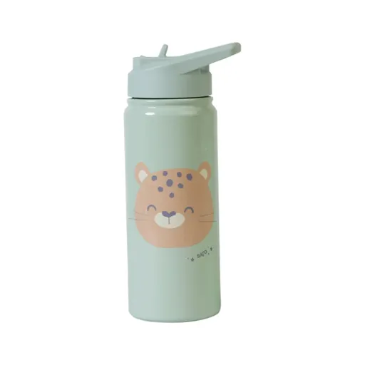 Saro Baby Thermos Bottle with Straw termoska s rúrkou Mint 500 ml