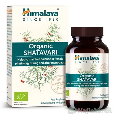 Himalaya Organická SHATAVARI 60 kapsúl