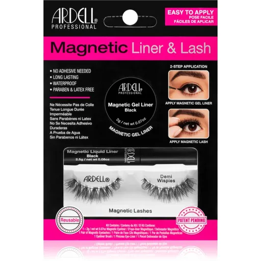 Ardell Magnetic Liner & Lash magnetické mihalnice na mihalnice typ Demi Wispies