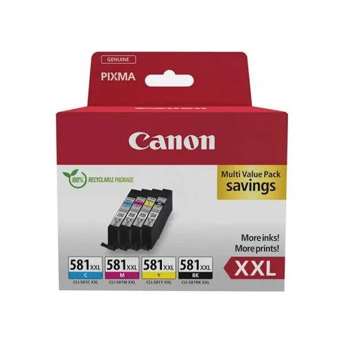 Canon CLI-581 XXL 1998C007 farebná (CMYK) sada originálne cartridge