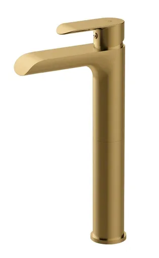 Rubineta - Umývadlová vysoká batéria ULTRA U-18D NEW GOLD OLBAU18DG