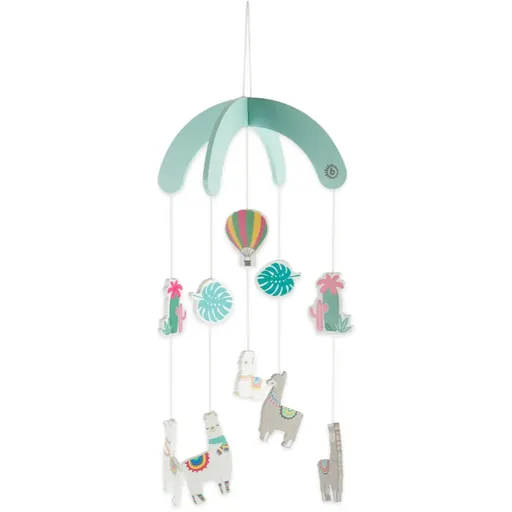 Bieco Wooden Mobile kolotoč na postieľku 0 m+ Llama 1 ks