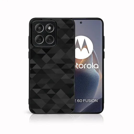 MY ART Ochranný kryt pre Motorola Edge 60 / Edge 60 Fusion BLACK TRIANGLES (232)