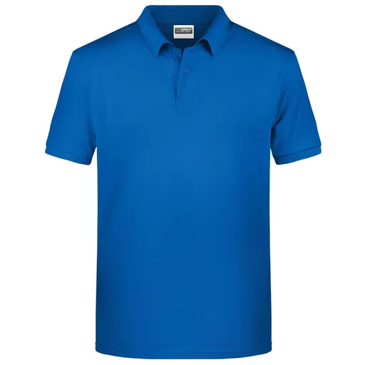 James & Nicholson (Daiber) Pánska polokošeľa z biobavlny 8010 - Kráľovská modrá | 3XL