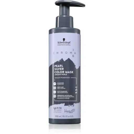 Schwarzkopf Professional Chroma ID Color Mask intenzívna farbiaca maska na vlasy odtieň 9.5-1 Pearl Silver 300 ml
