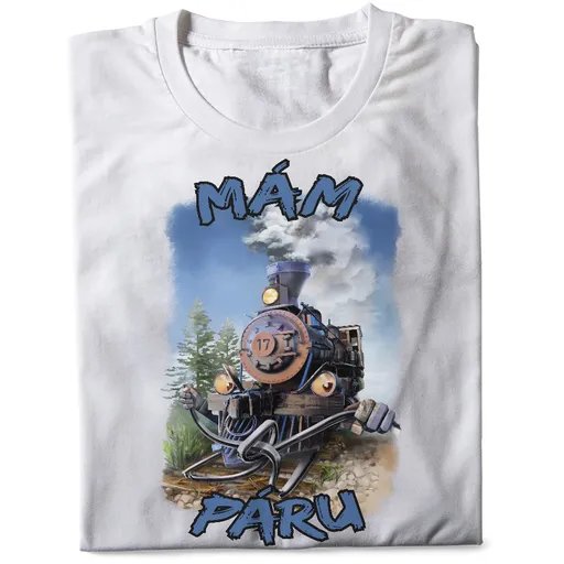 Tričko Mám páru (Veľkosť: XL, Typ: pre mužov, Farba tričká: Biela)