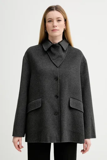 Kabát s prímesou vlny Nanushka