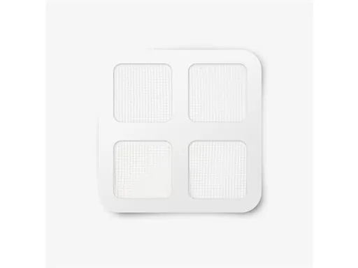 Opravný štvorec k sieťke proti hmyzu GARDEN OF EDEN 10x10cm biely 4ks