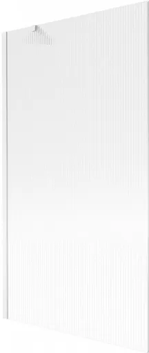 MEXEN/S - Next vaňová zástena FIX 100 x 150, prúžky, biela 895-100-000-00-09-20