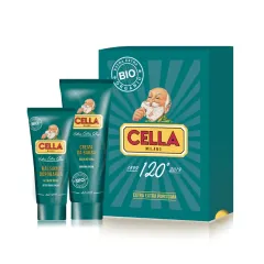 Cella Milano Organic krém na holenie 150 ml + balzam po holení 100 ml sada