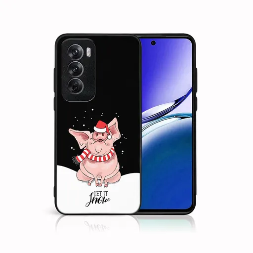 MY ART Kryt s vianočným dizajnom Oppo Reno12 5G LET IT SNOW (075)