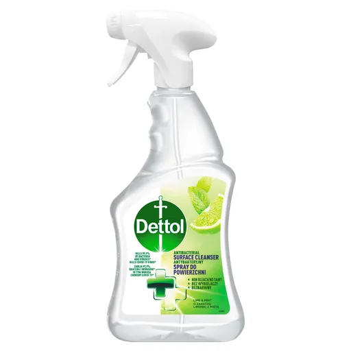 DETTOL Antibakteriálny sprej na povrchy Limetka a mäta 500 ml