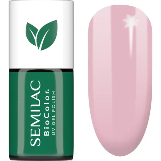 Semilac UV Hybrid BioColor gélový lak na nechty s použitím UV/LED lampy odtieň 728 Pink Sunrise 7 ml