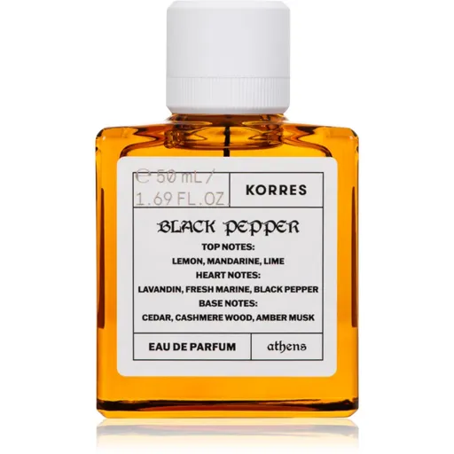 Korres Black Pepper parfumovaná voda pre mužov 50 ml