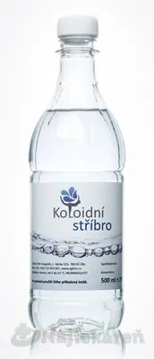 KOLOIDNÉ STRIEBRO 10 ppm, roztok 500 ml