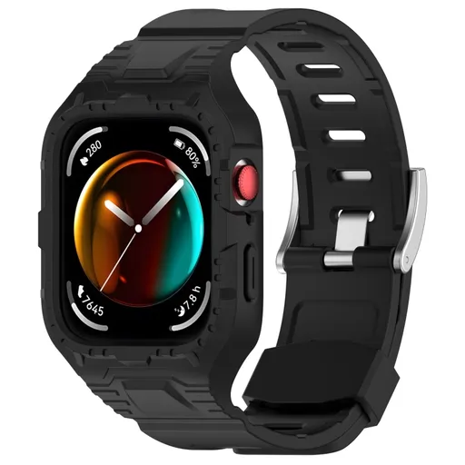 GLACIER Ochranné puzdro s remienkom pre Huawei Watch Fit3 čierne