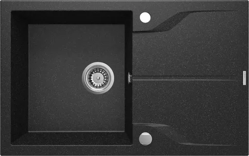 DEANTE DEANTE - Andante grafit - Granitový drez s odkvapkávačom ZQN_2113