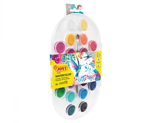 JOVI - Vodové farby so štetcom 22 ks