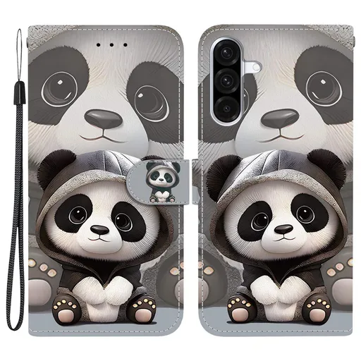 ART Peňaženkový obal pre Samsung Galaxy A56 PANDA