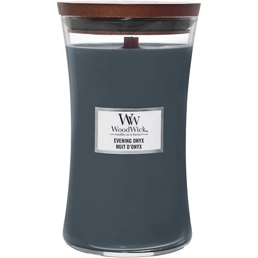 WoodWick Vonná sviečka váza veľká Evening Onyx, 609 g