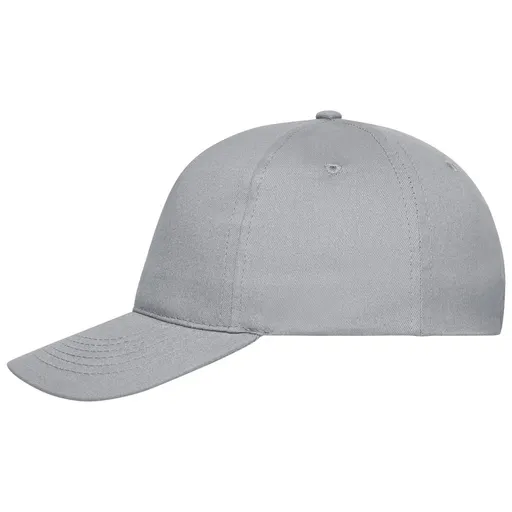 Myrtle Beach (Daiber) 5 panelová šiltovka z bio bavlny MB6237 - Svetlošedá