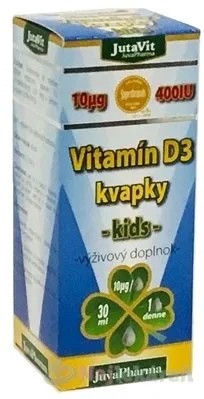 JutaVit Vitamín D3 kvapky - kids 30ml