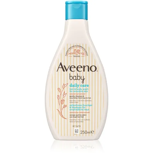 Aveeno Baby Daily Care umývací gél na telo a vlasy pre deti od narodenia 250 ml