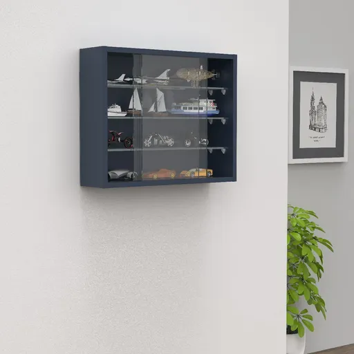 VCM Nástěnná vitrína „Drivalo S“, antracitová