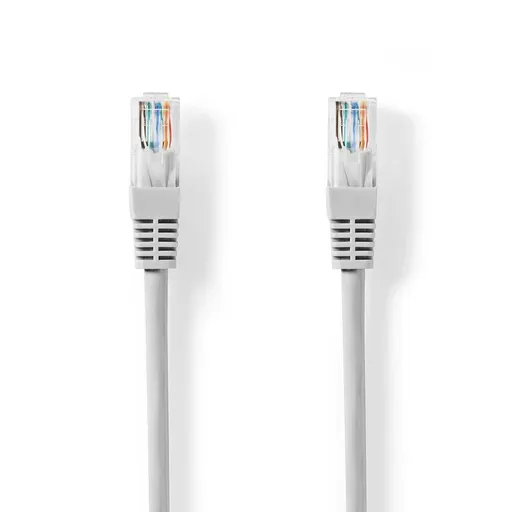 Nedis CCGL85101GY150 - Sieťový Kábel Cat 5e U/UTP | RJ45 Zástrčka | RJ45 Zástrčka | 1.00 m | Okrúhly | PVC | Šedá