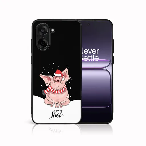 MY ART Kryt s vianočným dizajnom OnePlus Nord CE 5 5G LET IT SNOW (075)