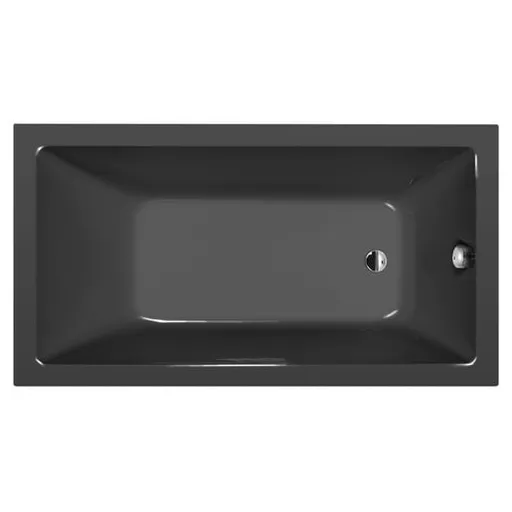 Polysan Noemi obdĺžniková vaňa 160x80 cm akrylát ľavá aj pravá šedá 71722.30