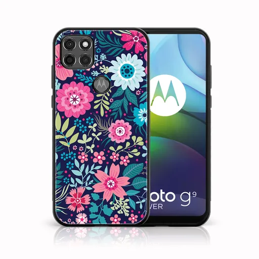 MY ART Silikónový kryt Motorola Moto G9 Power FLORA (038)