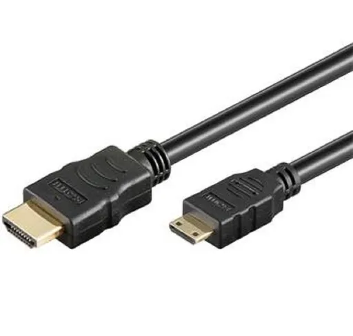 PremiumCord Kábel 4K HDMI A - HDMI mini C, 1m