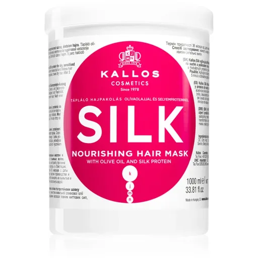 Kallos KJMN Professional Silk maska pre suché a citlivé vlasy 1000 ml