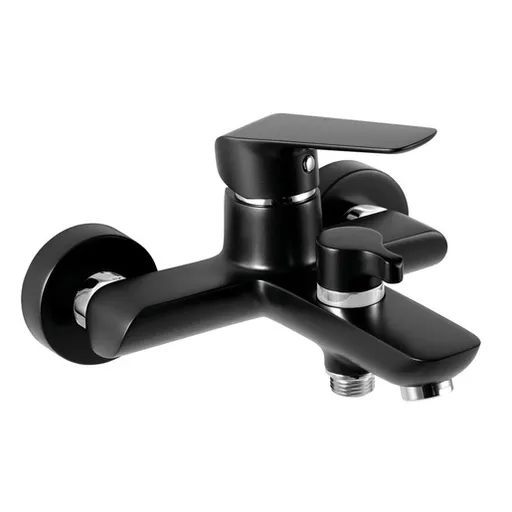 Vaňová batéria Novaservis Nobless Tina bez sprchového setu 150 mm čierna 38020/1,5