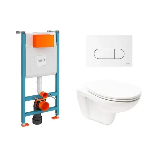 Závesný wc set Vitra Normus do ľahkých stien / predstenová SIKOVSW2