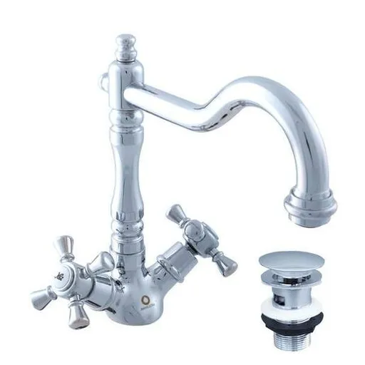 RAV SLEZÁK Morava umývadlová batéria s clic-clacom chróm mk321.0/8 MK321.08