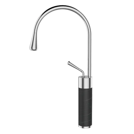 INVENA - Umývadlová batéria vysoká STONE čierna/chróm BU-03-W08-V