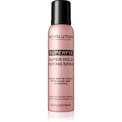 Makeup Revolution Superfix zmatňujúci fixačný sprej na make-up 150 ml