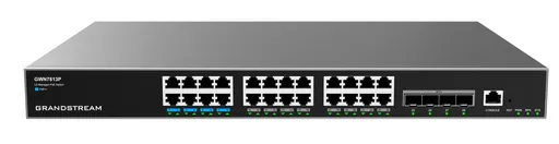 Grandstream GWN7813P Layer 3 Managed Network PoE Switch, 24 portov / 4 SFP+, VLAN, DHCP, Stacking