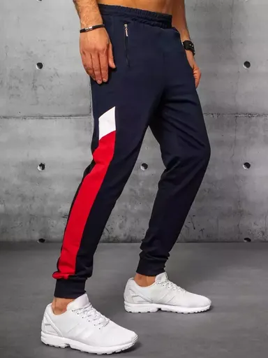 Originálne granátové pánske tepláky,skl.5