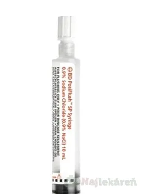 BD Posiflush SP Forma predplnená striekačka NaCl 0,9 % 10 ml