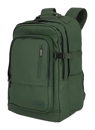 Batoh na notebook Travelite Basics Backpack Water-repellent Olive green