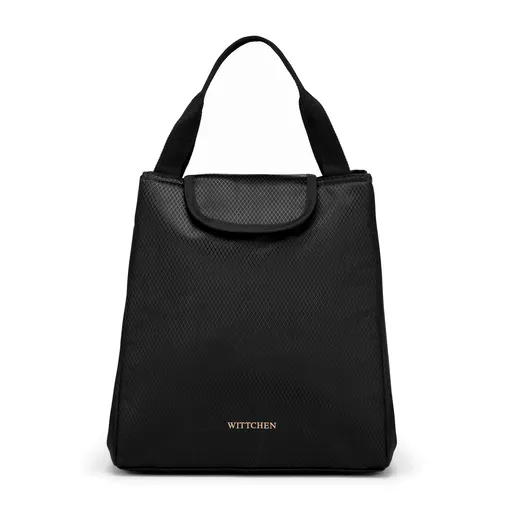 Trapézová obedová taška čierna 56-3-022-10